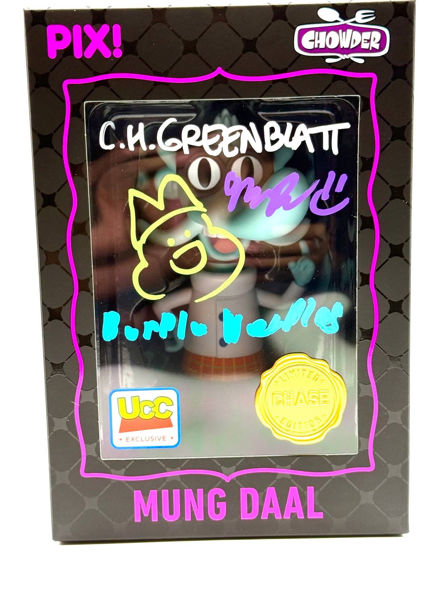 Chowder Thrilljoy Chase dual signed by C.H Greenblatt and Nicholas Payne jones