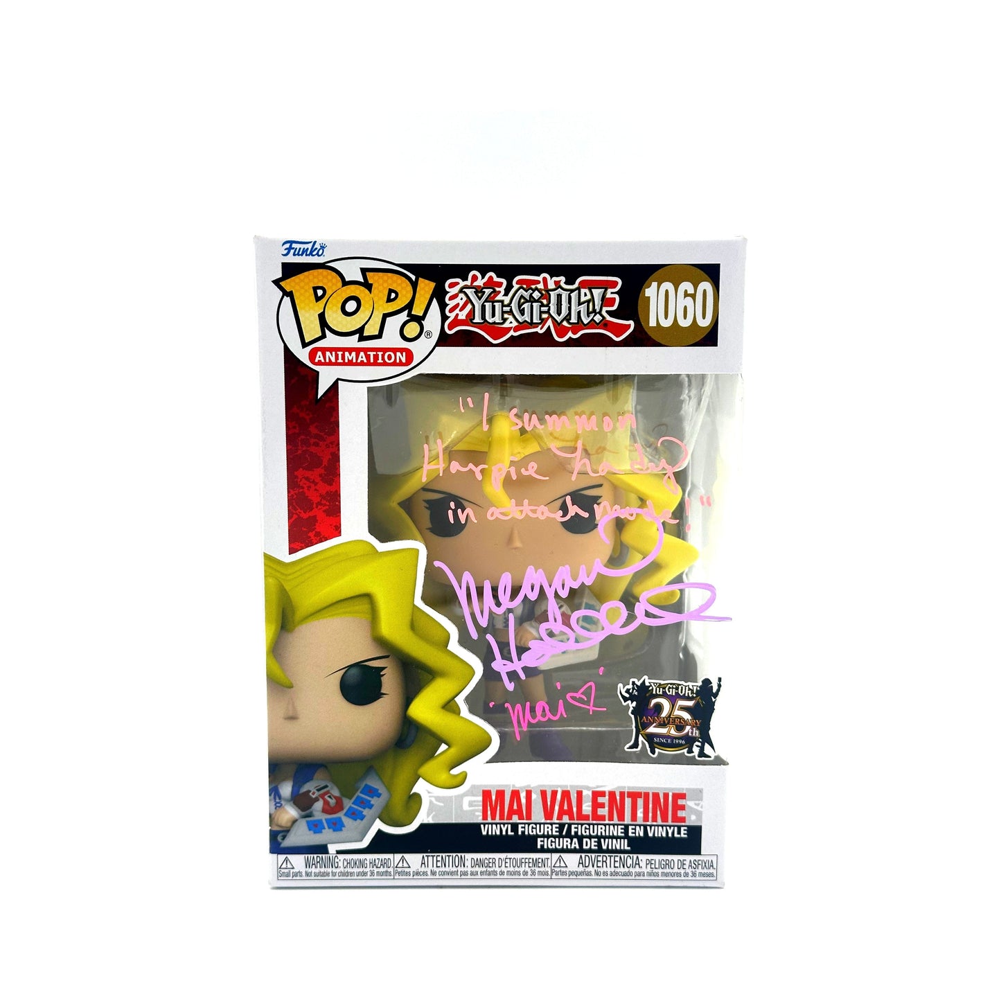 YUGIOH Mai Valentine Signed By Megan Hollingshead