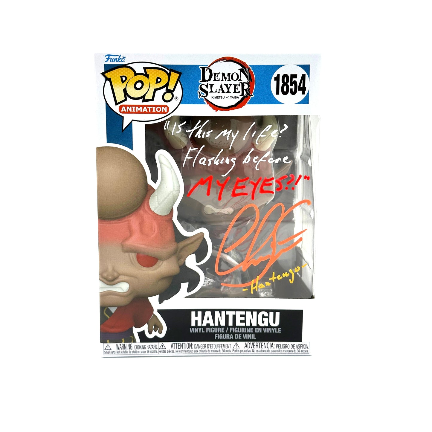 Demon Slayer Hantengu Signed By Christopher Corey Smith