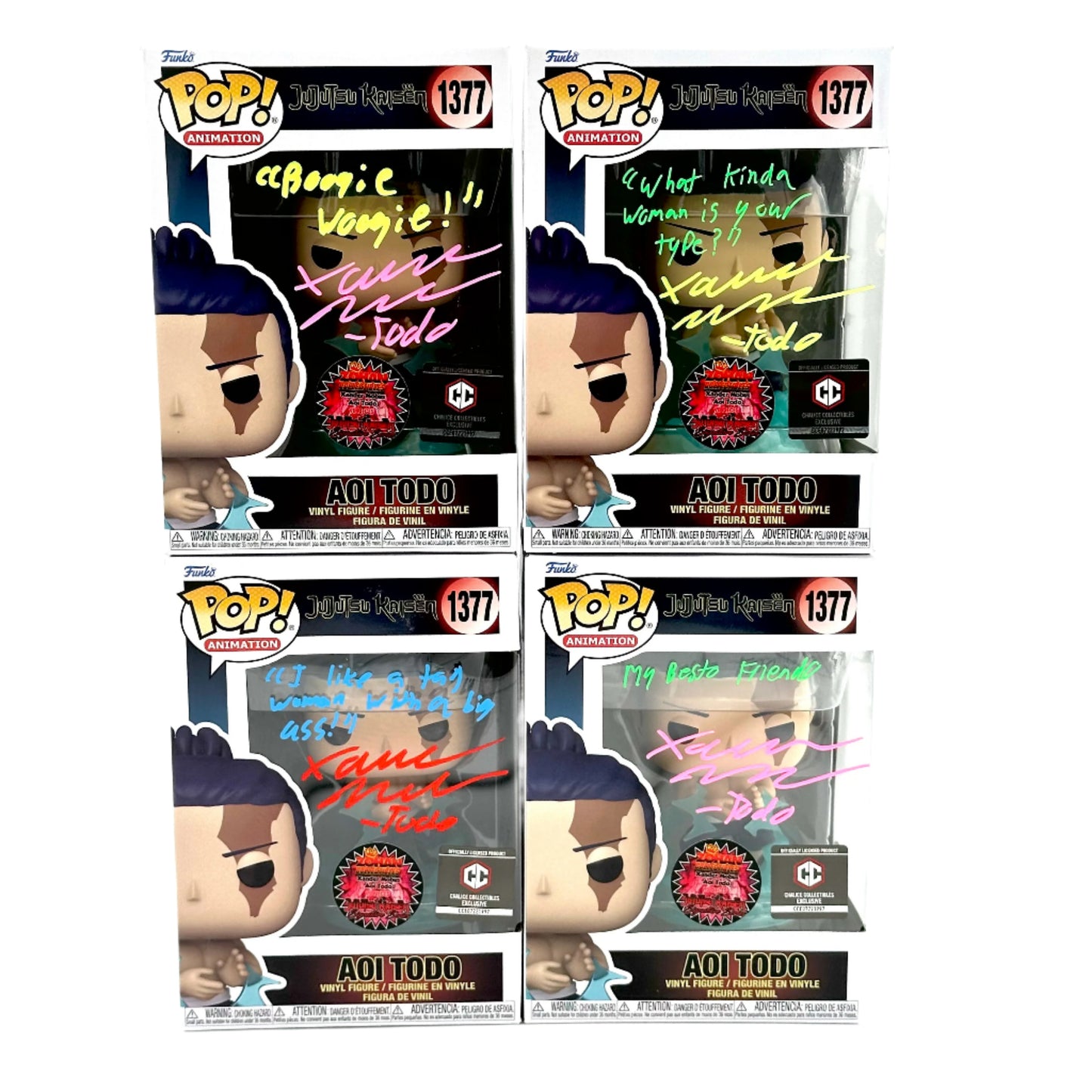 JJK Aoi Todo Funko Signed By Xander Mobus