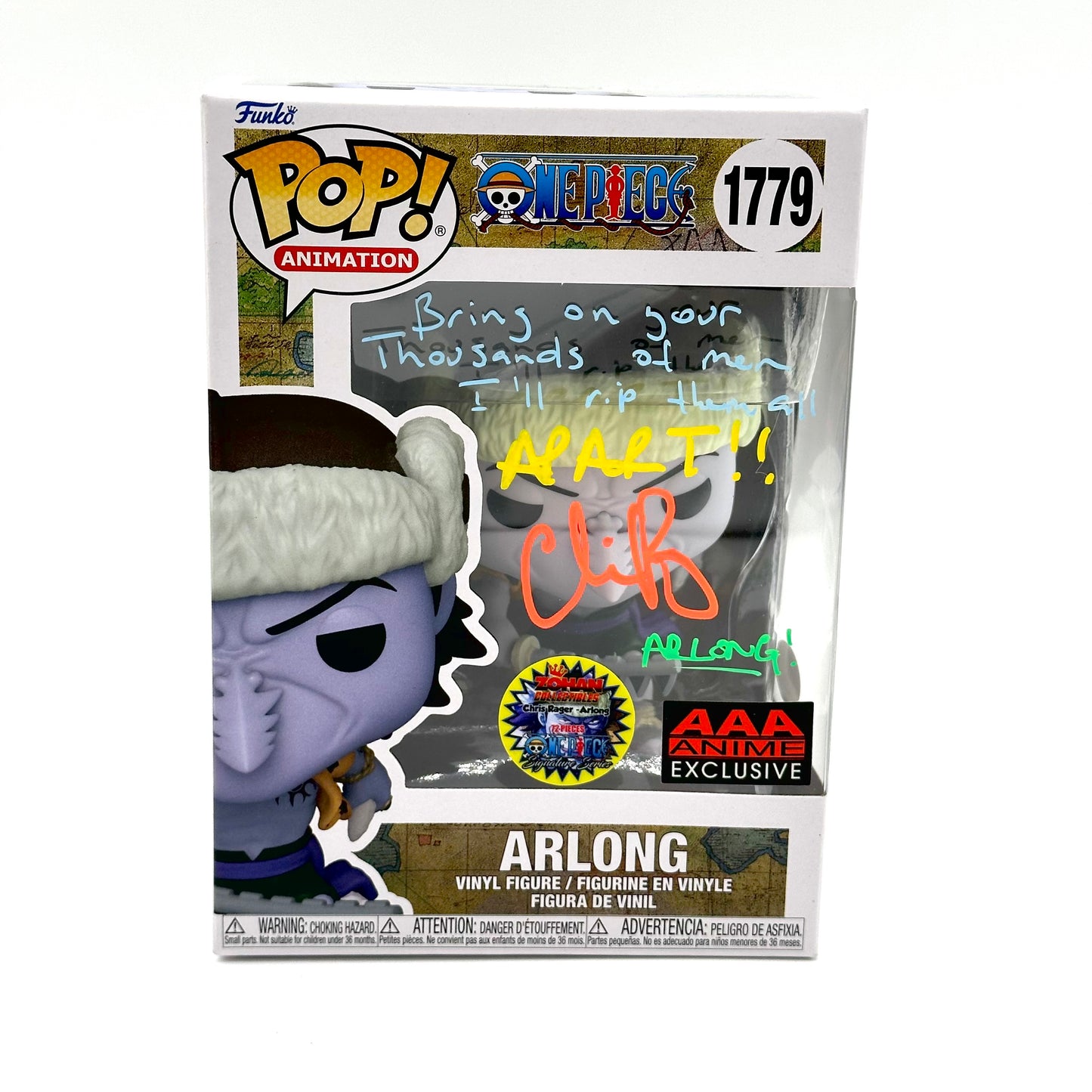 One Piece Arlong Signed By Chris Rager