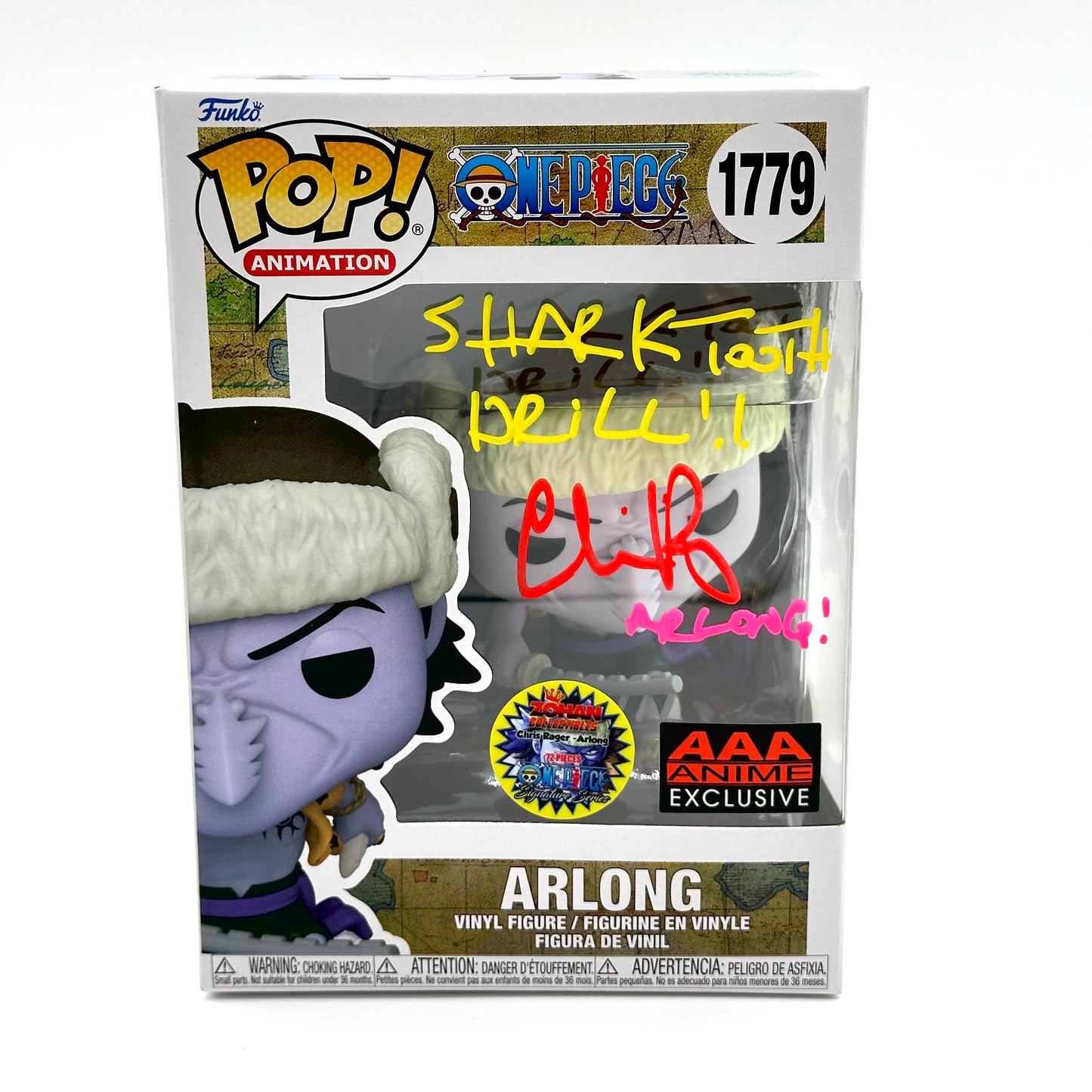 One Piece Arlong Signed By Chris Rager
