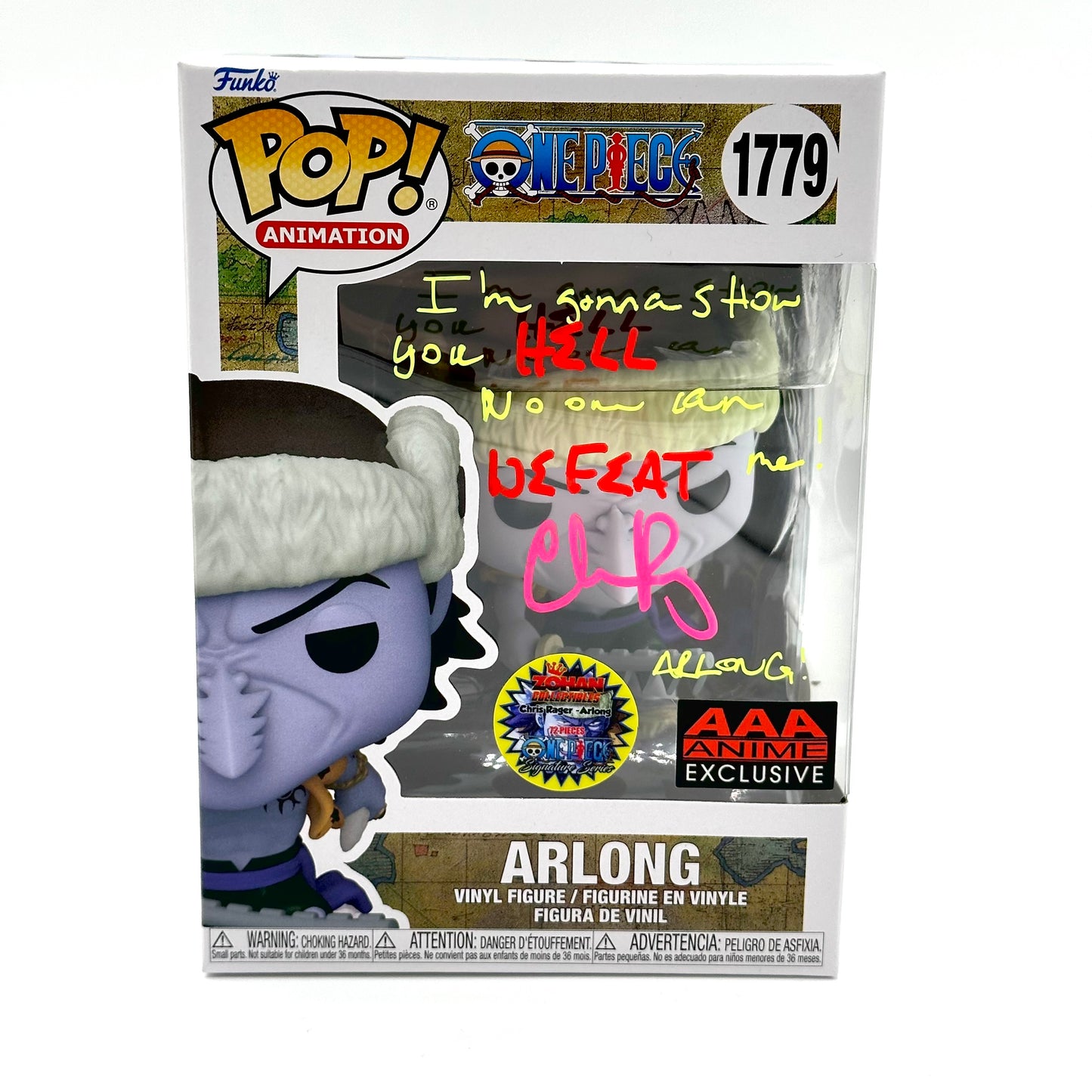 One Piece Arlong Signed By Chris Rager