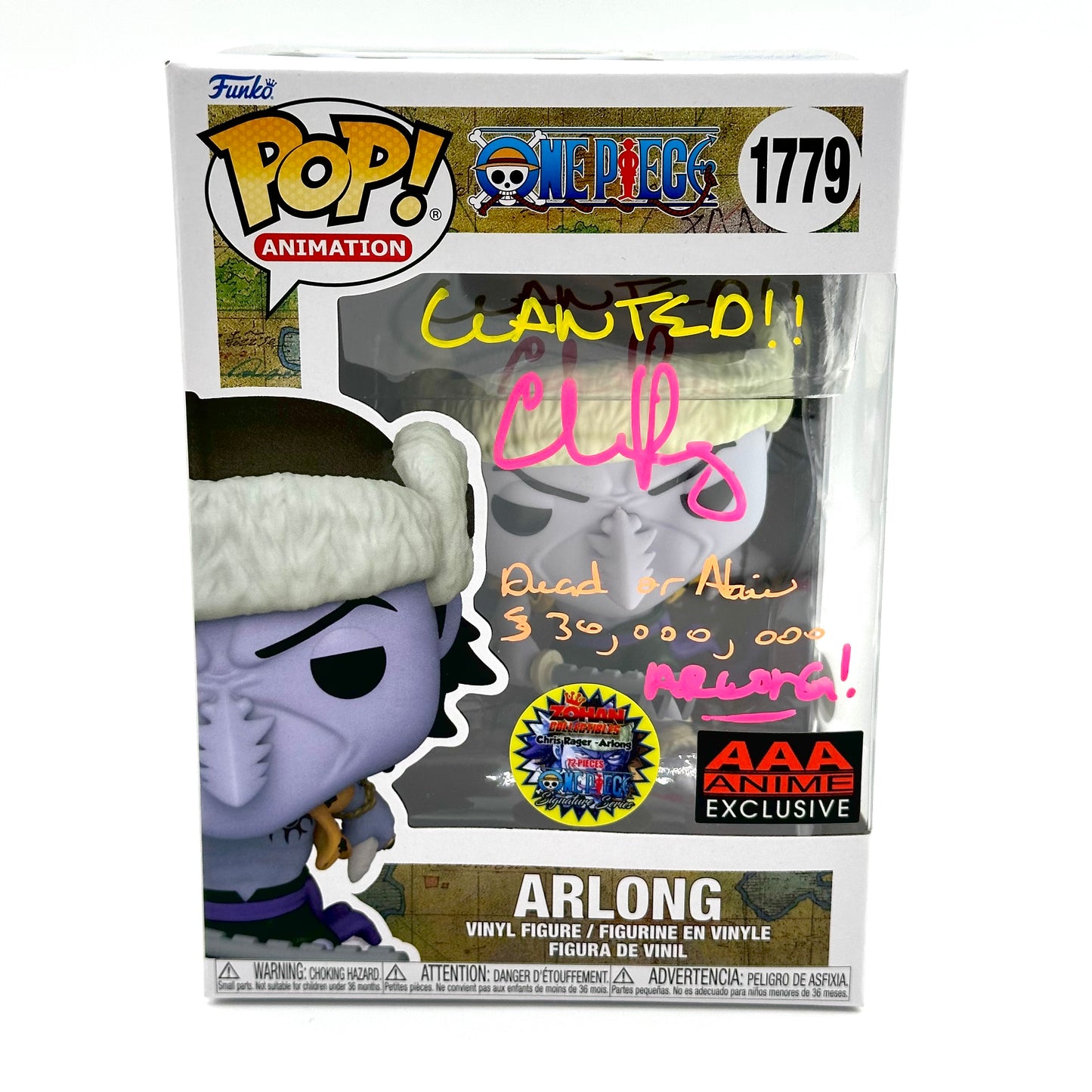 One Piece Arlong Signed By Chris Rager