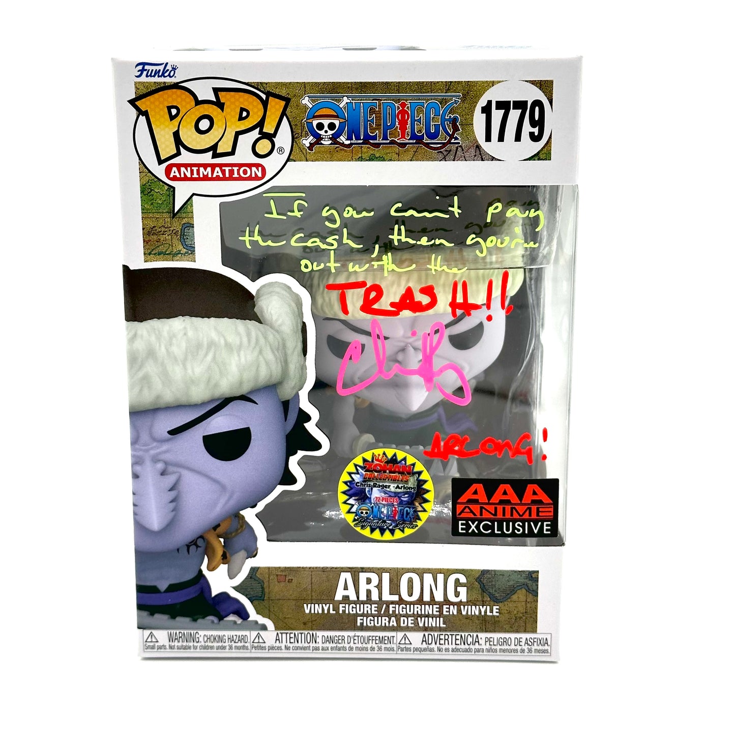 One Piece Arlong Signed By Chris Rager