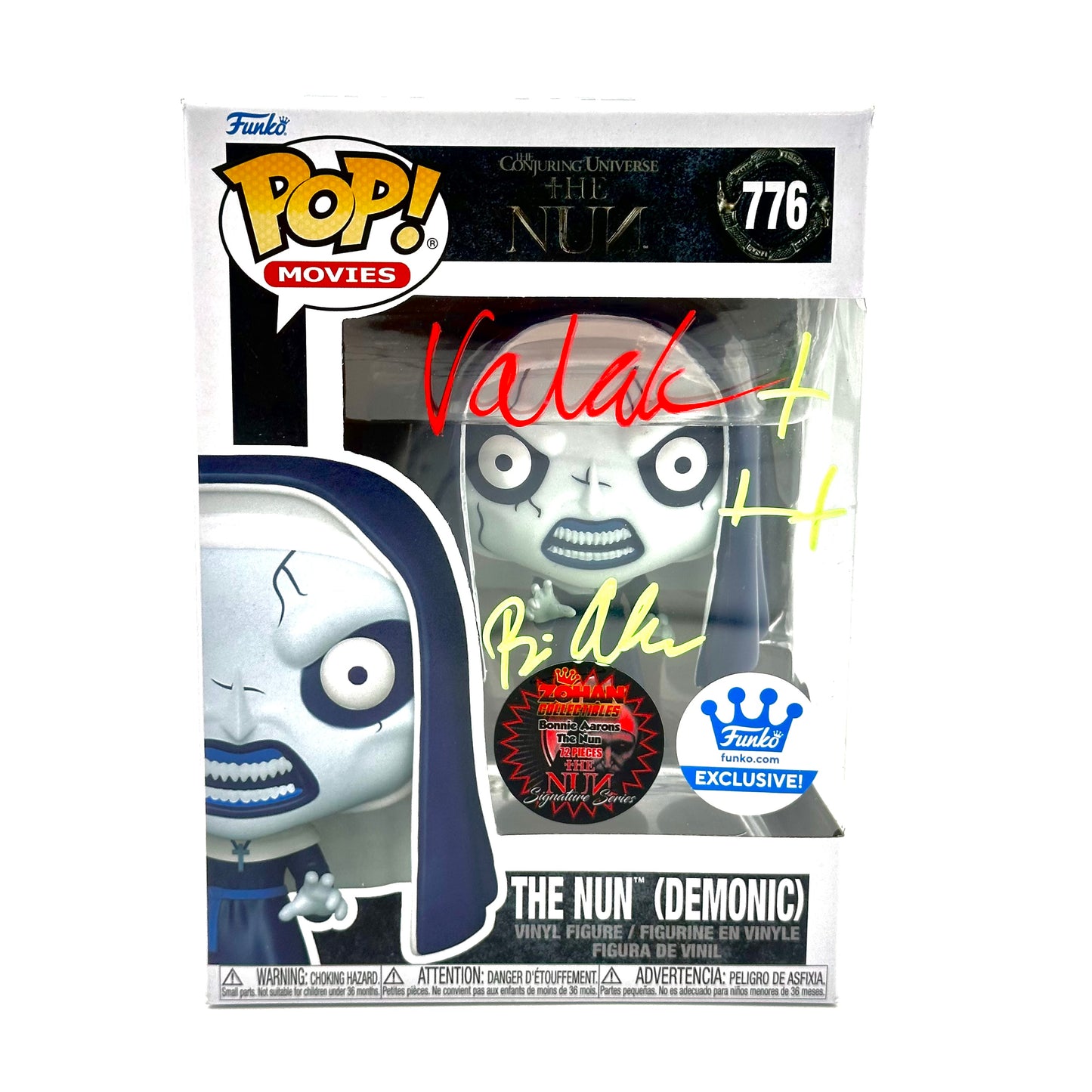 The Nun (Demonic) Funko Shop Exclusive Signed By Bonnie Aarons