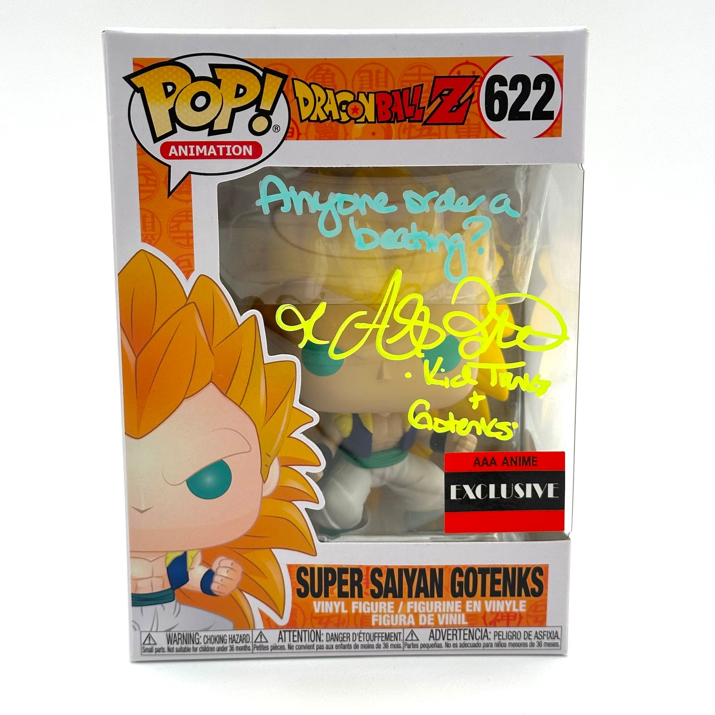 DBZ Super Saiyan Gotenks Signed By Alexis Tipton