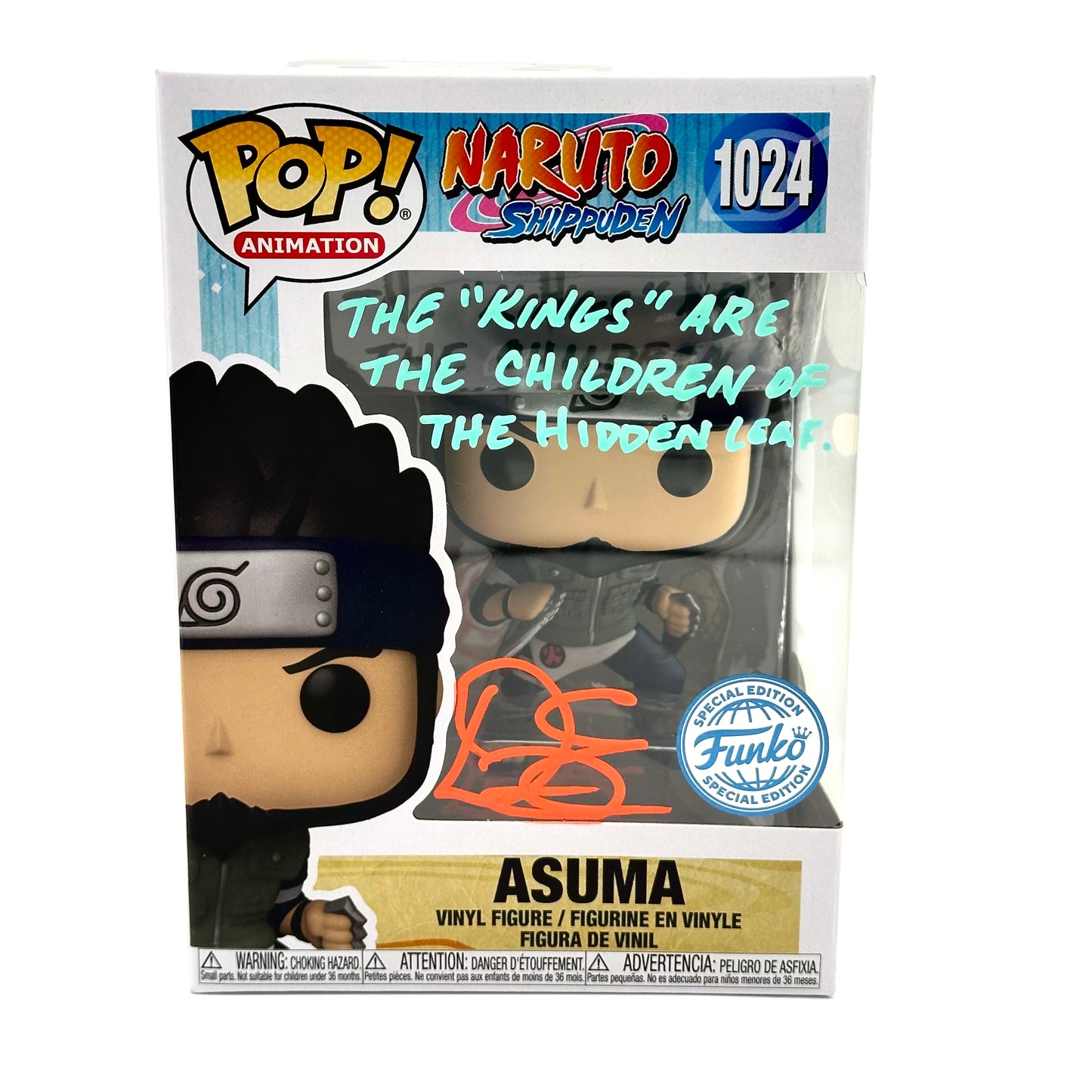 Naruto Asuma Signed by Doug Erholtz