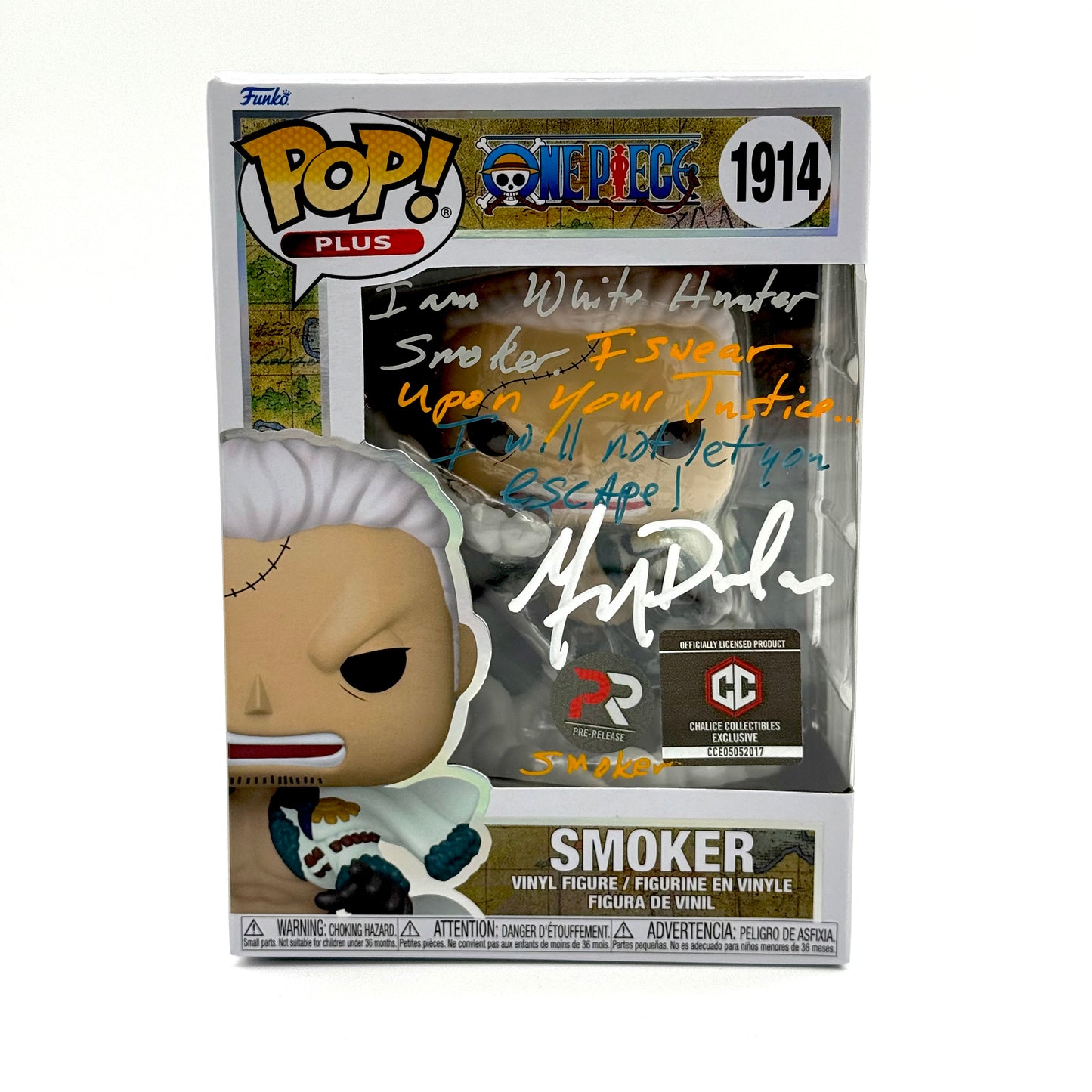 One Piece Smoker Pr Signed By Greg Dulcie