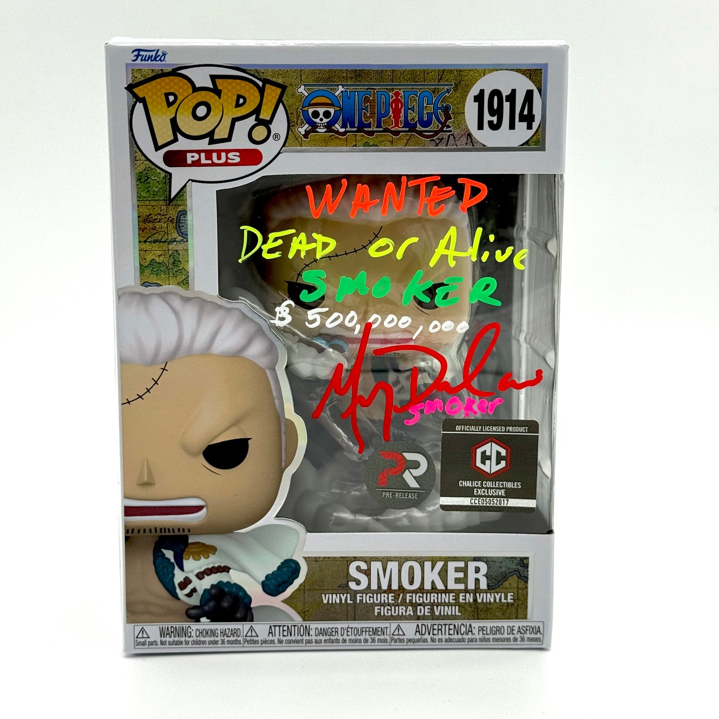 One Piece Smoker Pr Signed By Greg Dulcie