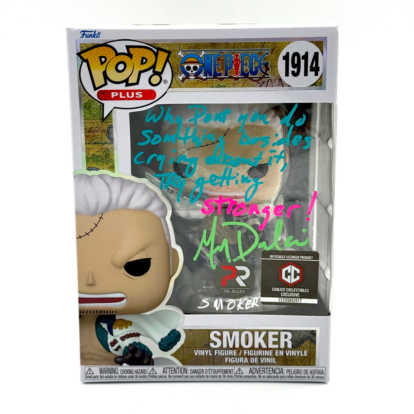 One Piece Smoker Pr Signed By Greg Dulcie