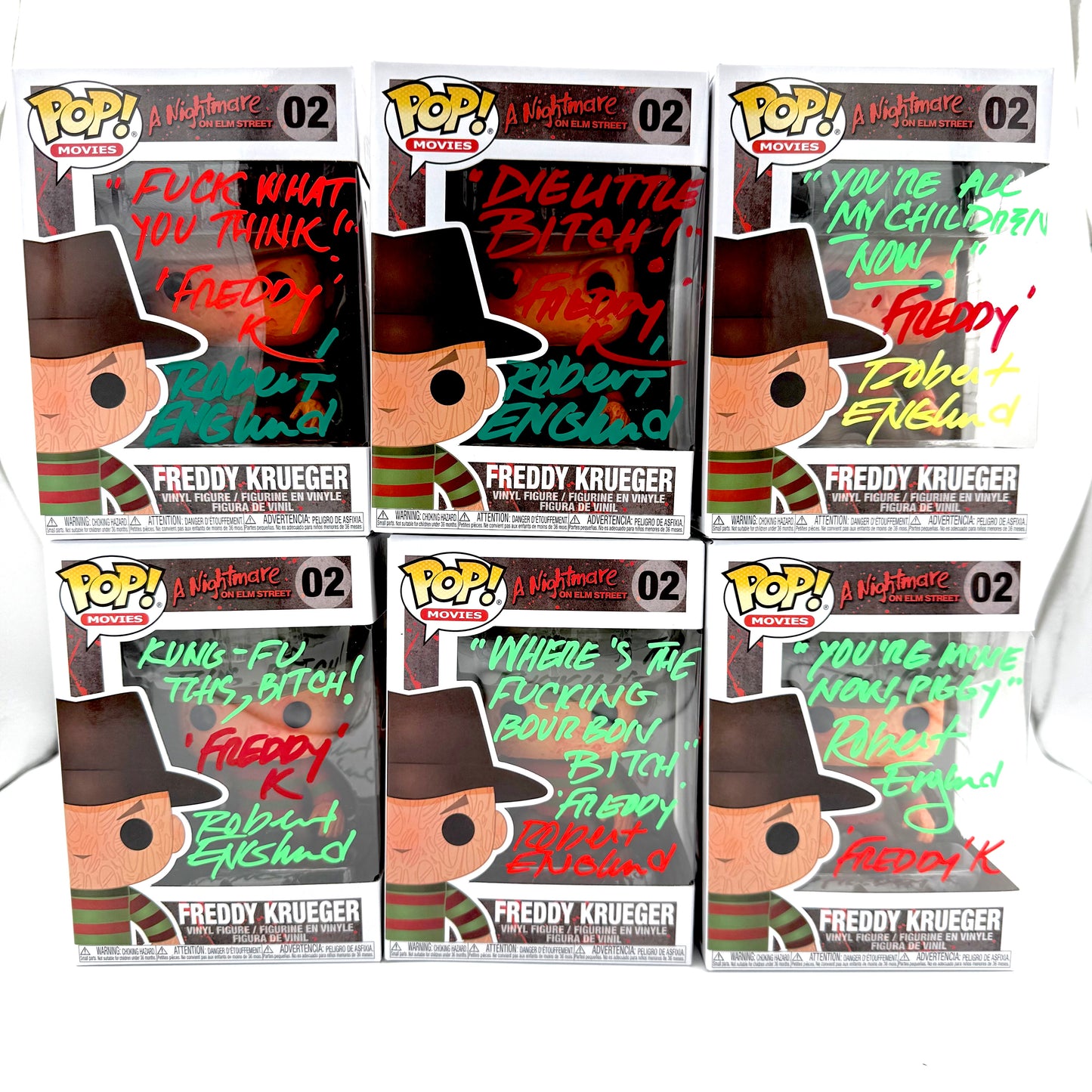 Freddy Kruger Signed By Robert Englund