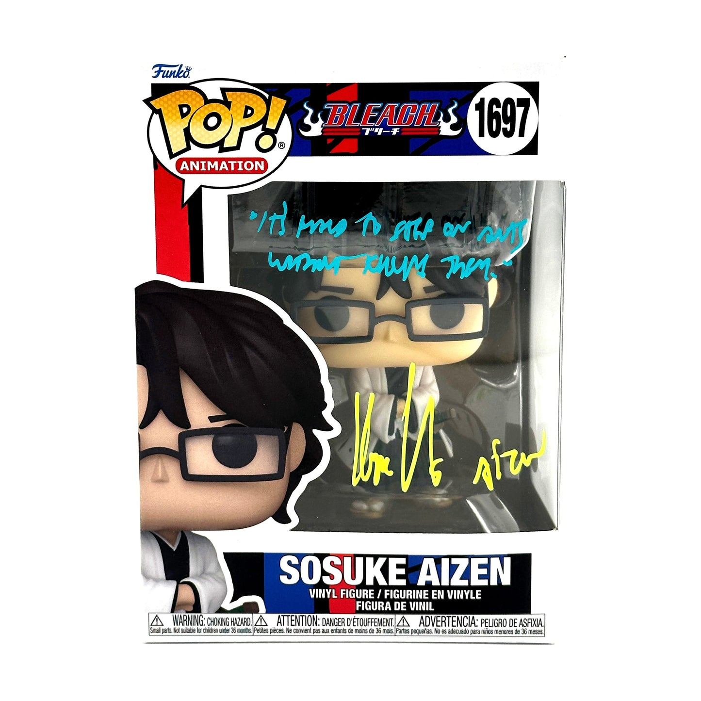 Bleach Sosuke Aizen Signed By Kyle Herbert