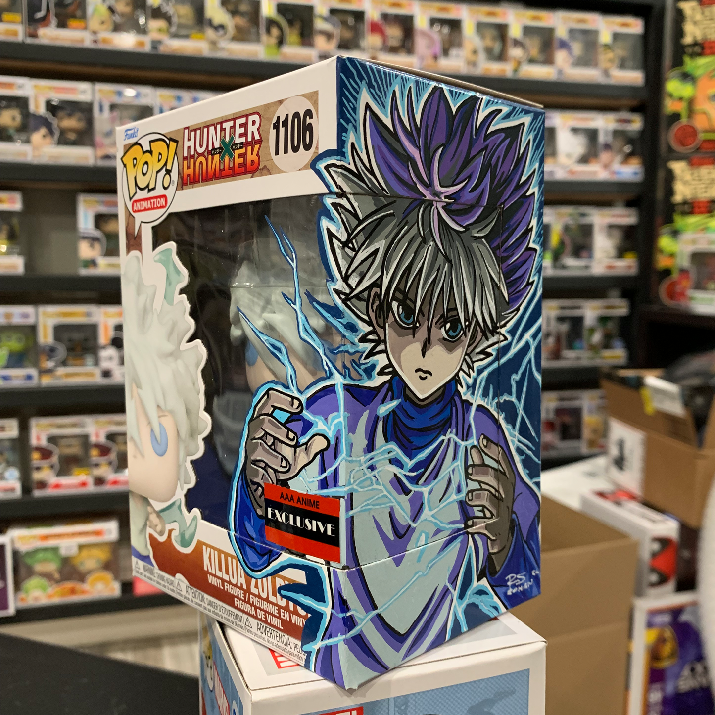 Custom Funko pop Art Killua