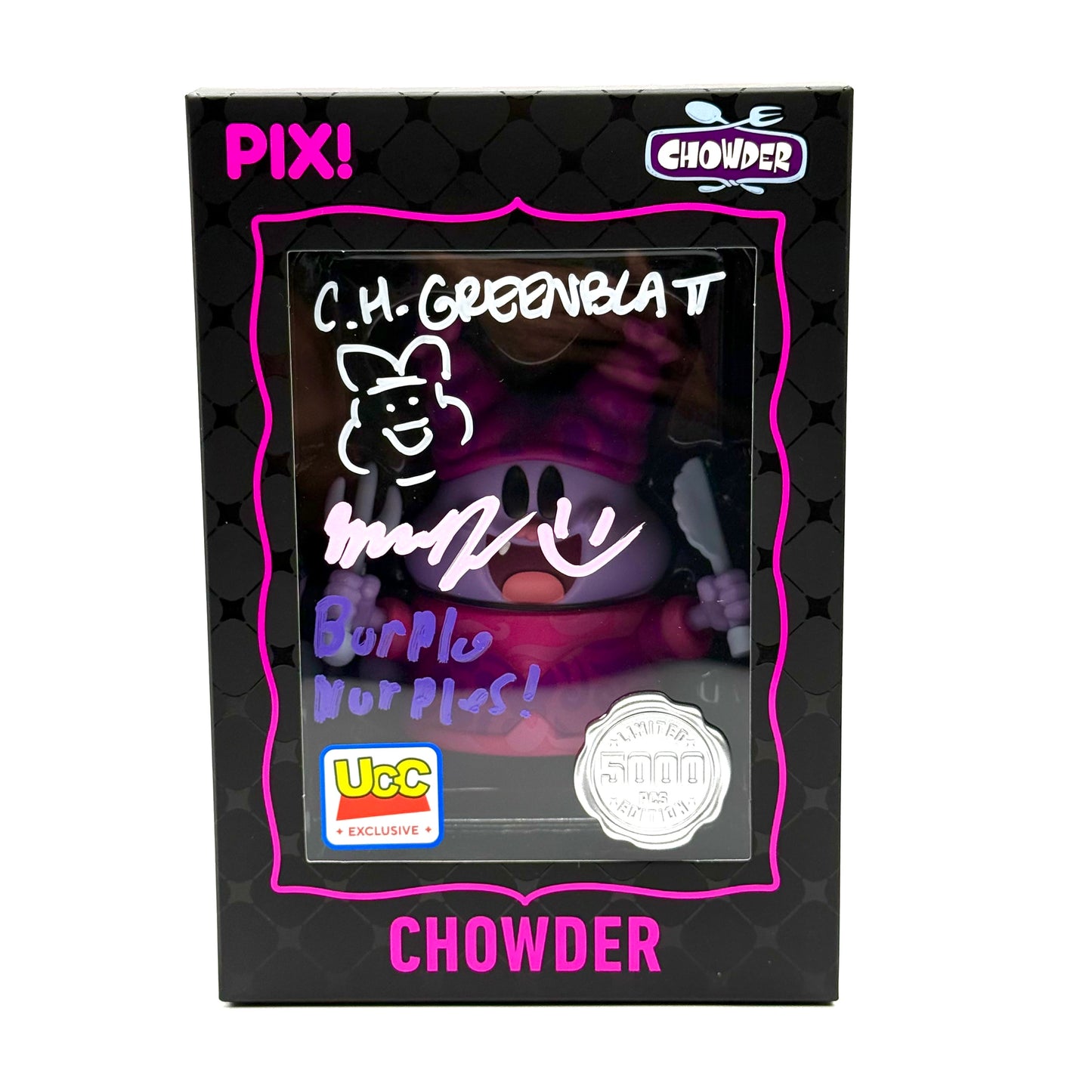 Chowder Thrilljoy common dual signed by C.H Greenblatt and Nicholas Payne jones