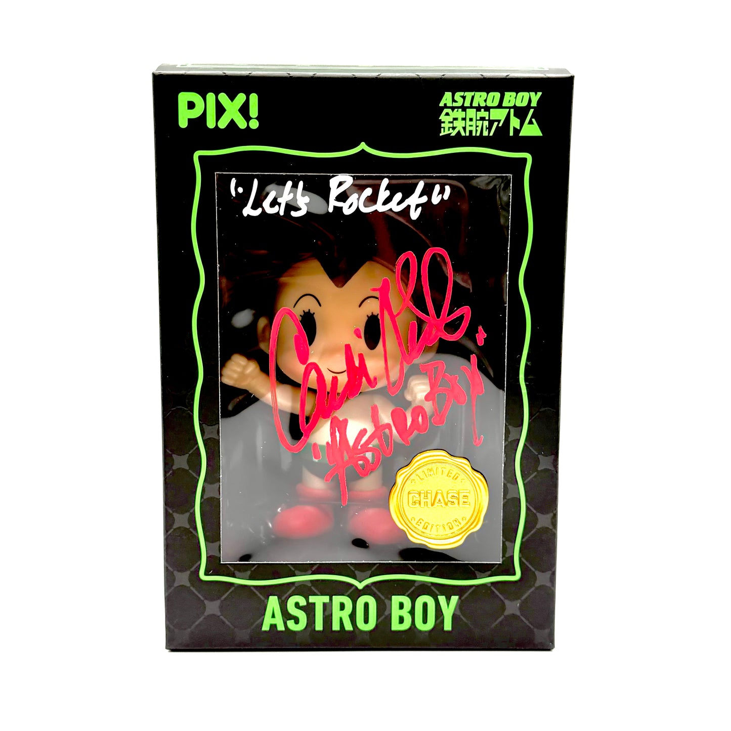 Astro Boy Thrilljoy Chase signed by Candi Milo
