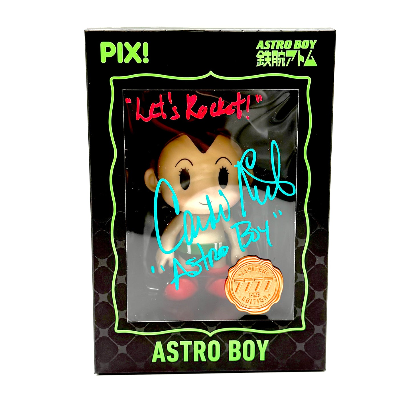 Astro Boy Thrilljoy Common signed by Candi Milo