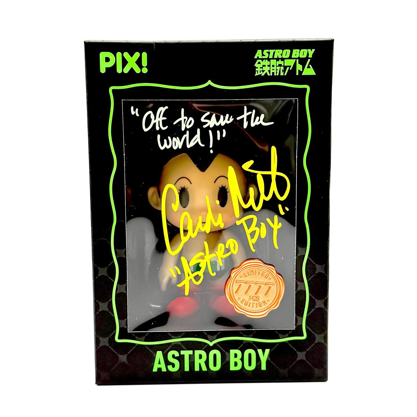 Astro Boy Thrilljoy Common signed by Candi Milo