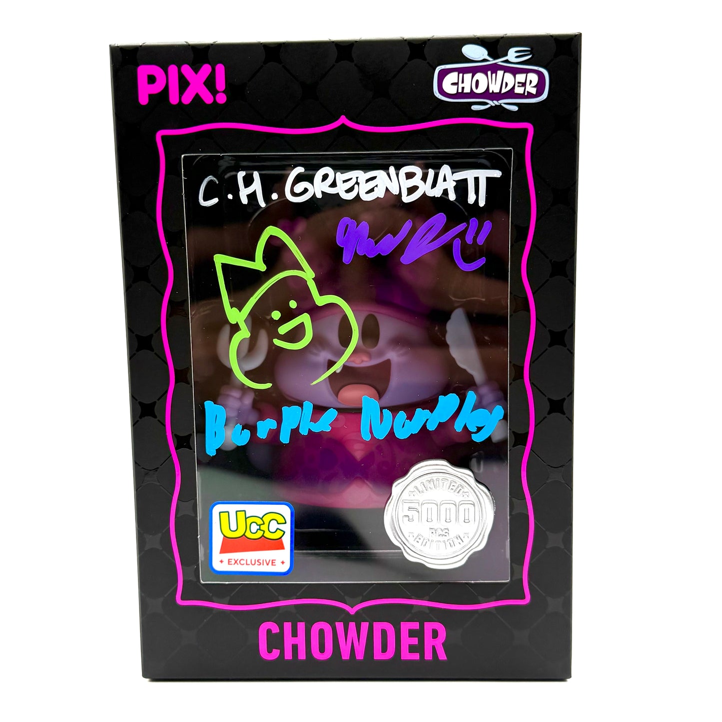 Chowder Thrilljoy common dual signed by C.H Greenblatt and Nicholas Payne jones