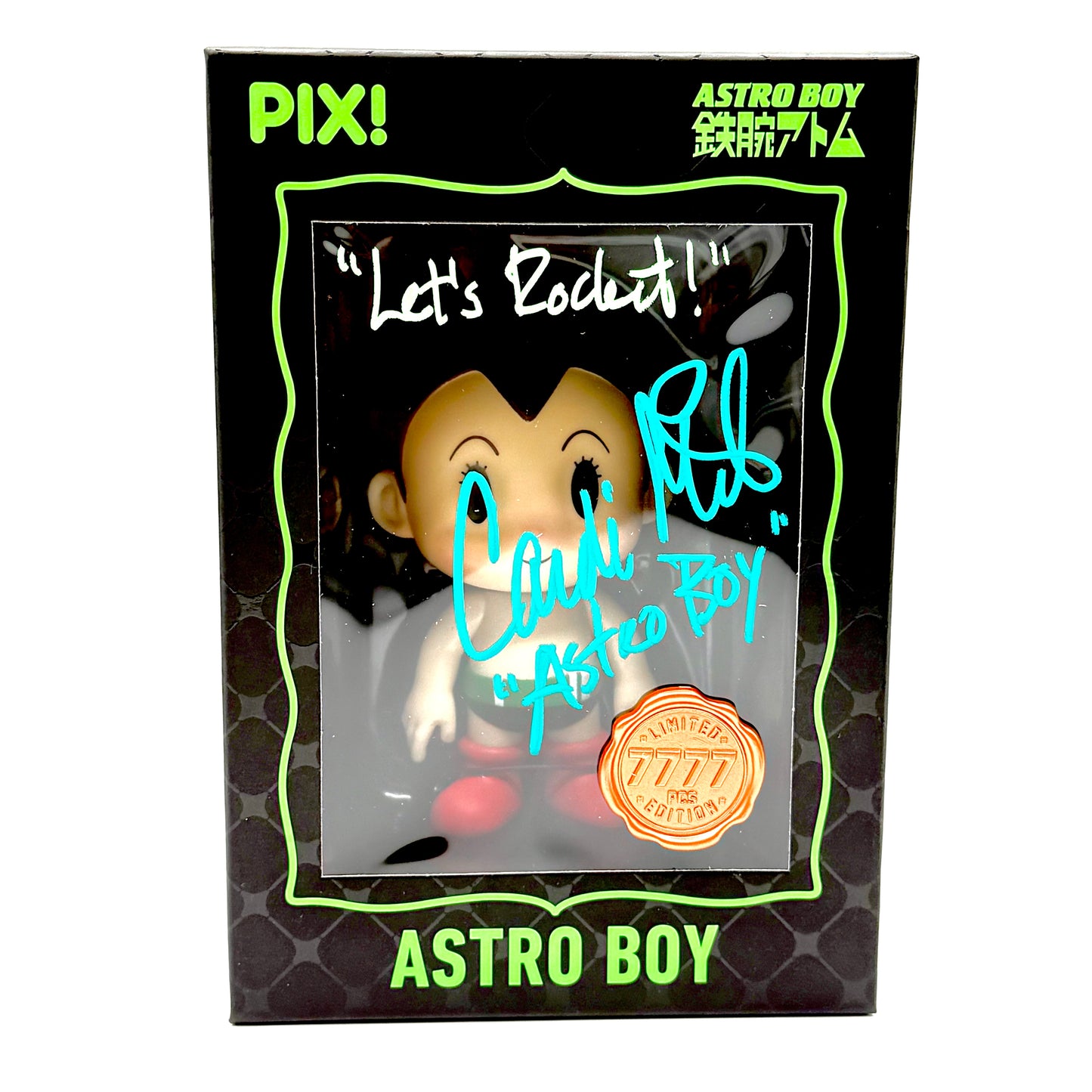 Astro Boy Thrilljoy Common signed by Candi Milo