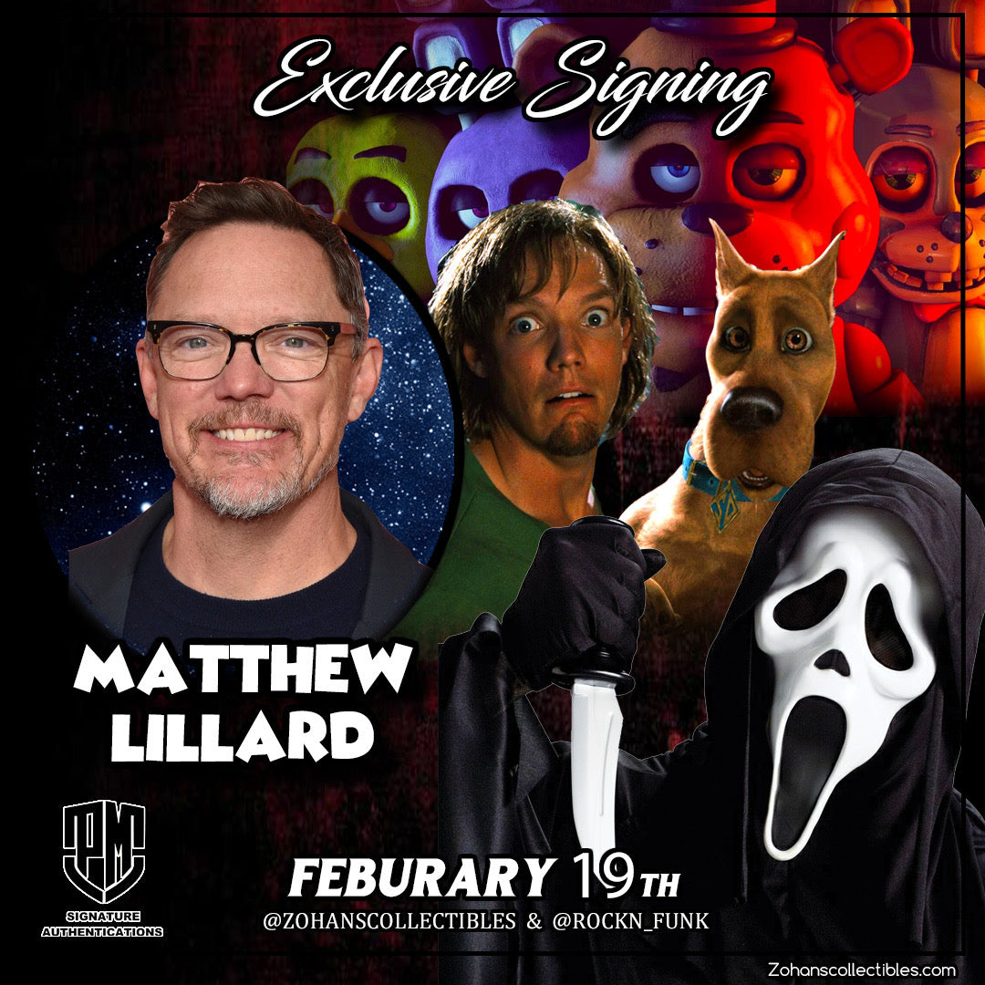 PRE ORDER Funko Pop Signed By Matthew Lillard