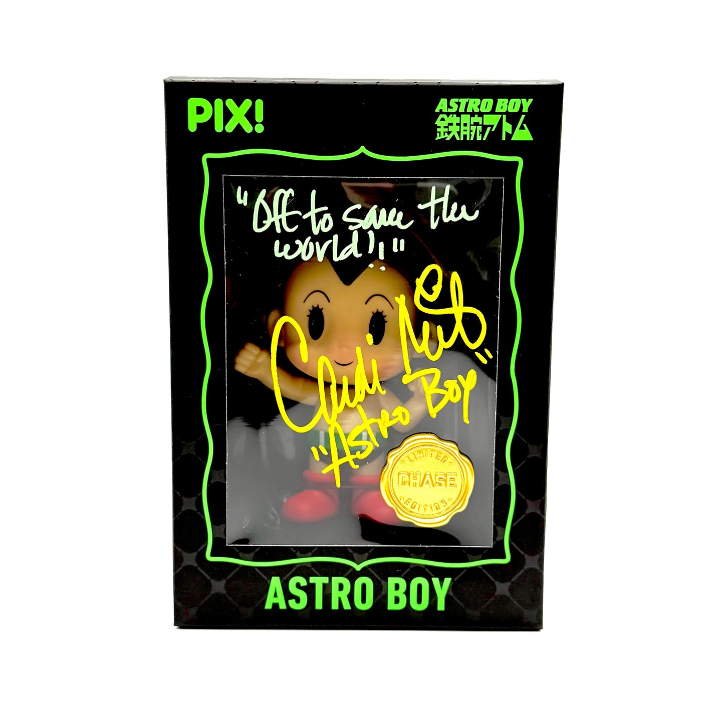 Astro Boy Thrilljoy Chase signed by Candi Milo