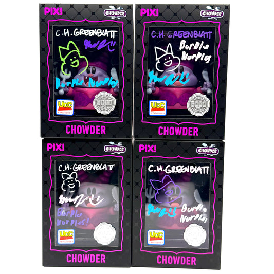 Chowder Thrilljoy common dual signed by C.H Greenblatt and Nicholas Payne jones