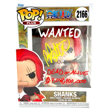 One piece Shanks 2166 signed by Brandon Potter