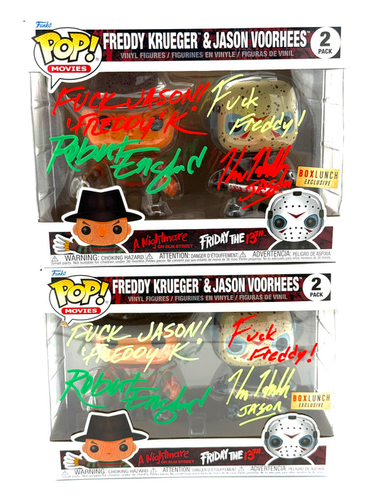 Freddy vs Jason 2pk Signed
