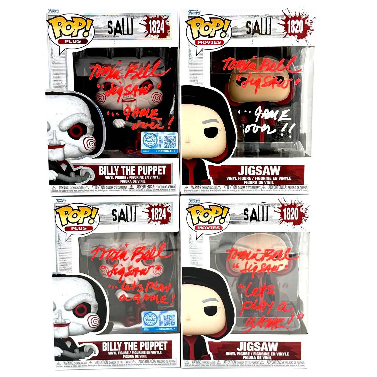 Saw Funko Signed By Tobin Bell