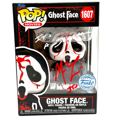 Ghostface Funko signed by Matthew Lillard