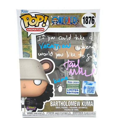 One Piece Bartholomew Kuma Signed By Joel Mcdonald