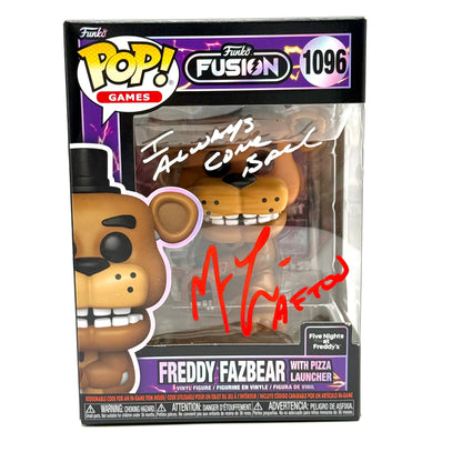 FNAF Freddy Fazbear Funko signed by Matthew Lillard