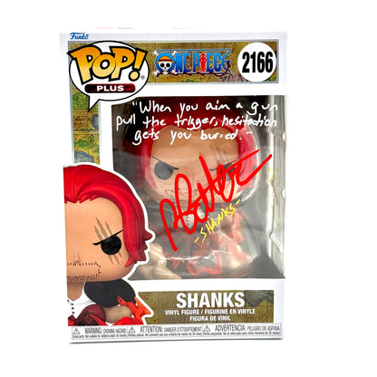 One piece Shanks 2166 signed by Brandon Potter