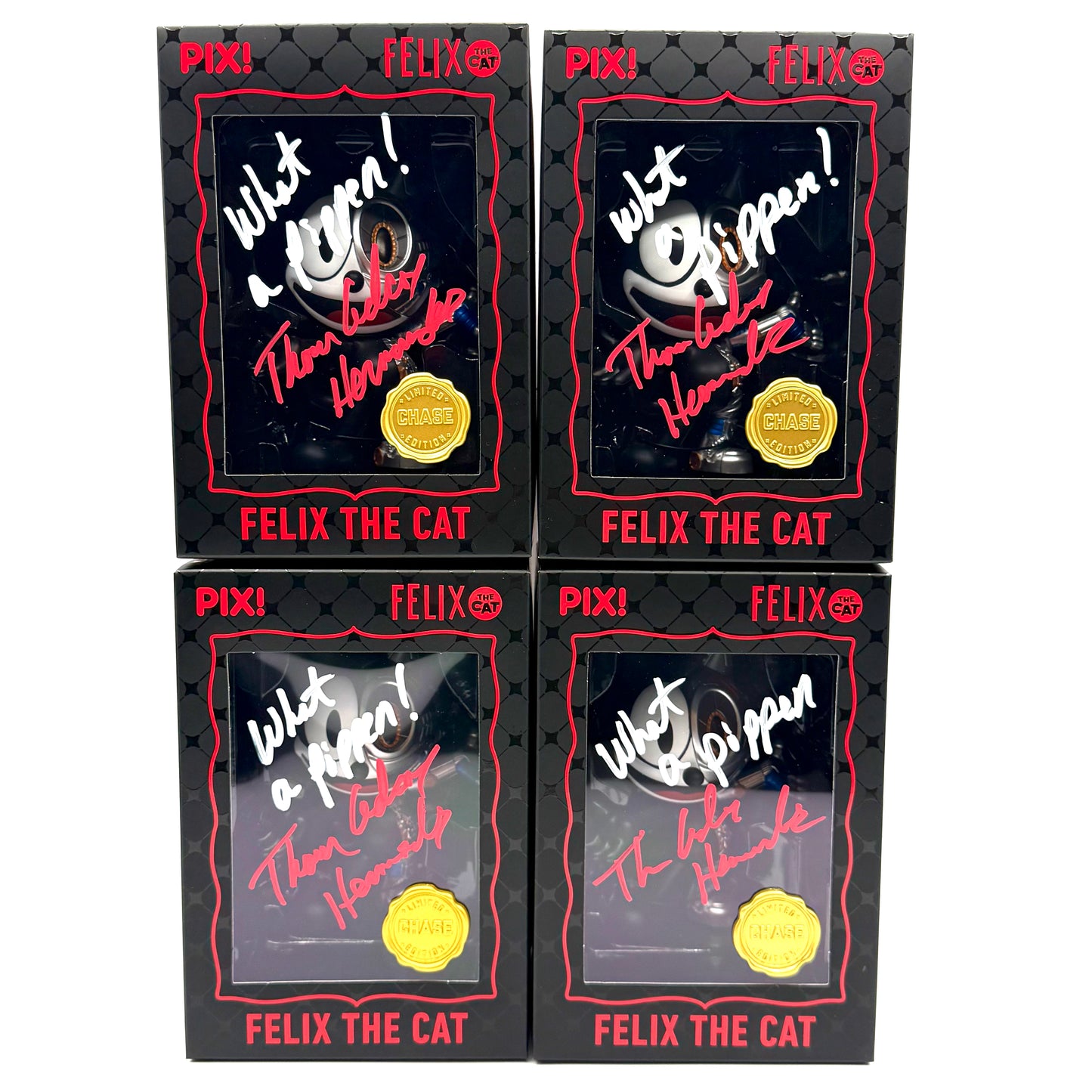 Felix Thrilljoy Chase signed by Thom Adcox Hernandez