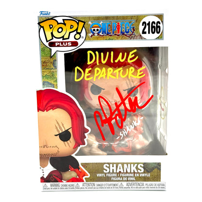 One piece Shanks 2166 signed by Brandon Potter