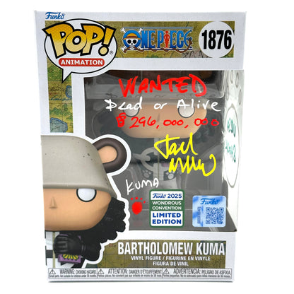 One Piece Bartholomew Kuma Signed By Joel Mcdonald