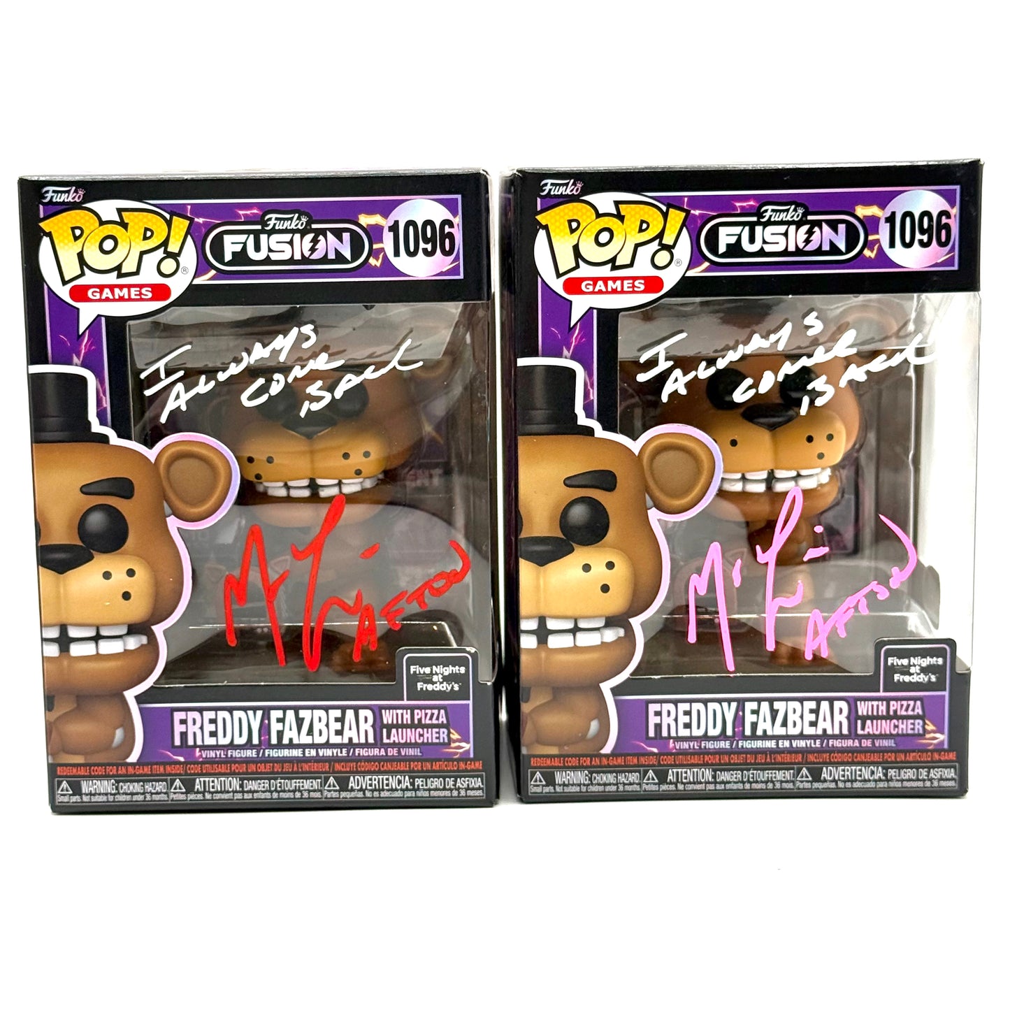 FNAF Freddy Fazbear Funko signed by Matthew Lillard