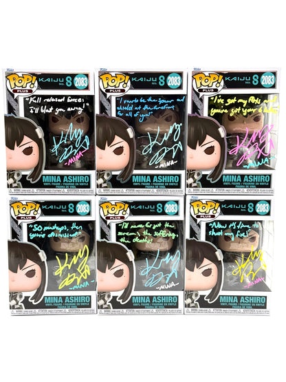 MKaiju no. 8 Mina Ashiro signed by Katelyn Barrva