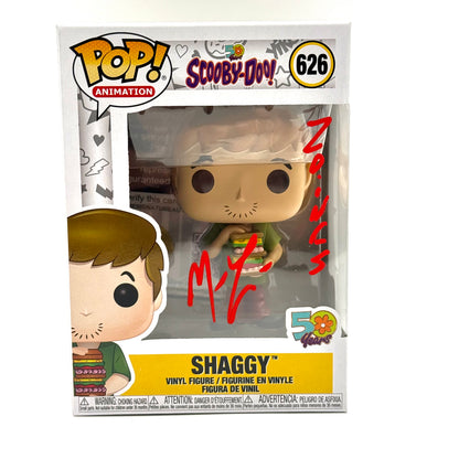 Scooby doo Shaggy Funko signed by Matthew Lillard