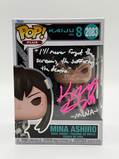MKaiju no. 8 Mina Ashiro signed by Katelyn Barrva