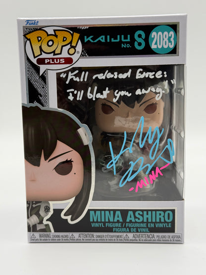 MKaiju no. 8 Mina Ashiro signed by Katelyn Barrva
