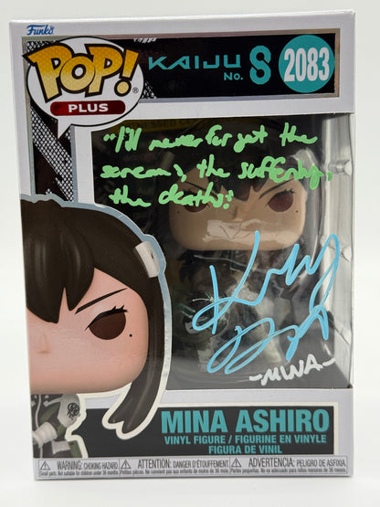 MKaiju no. 8 Mina Ashiro signed by Katelyn Barrva