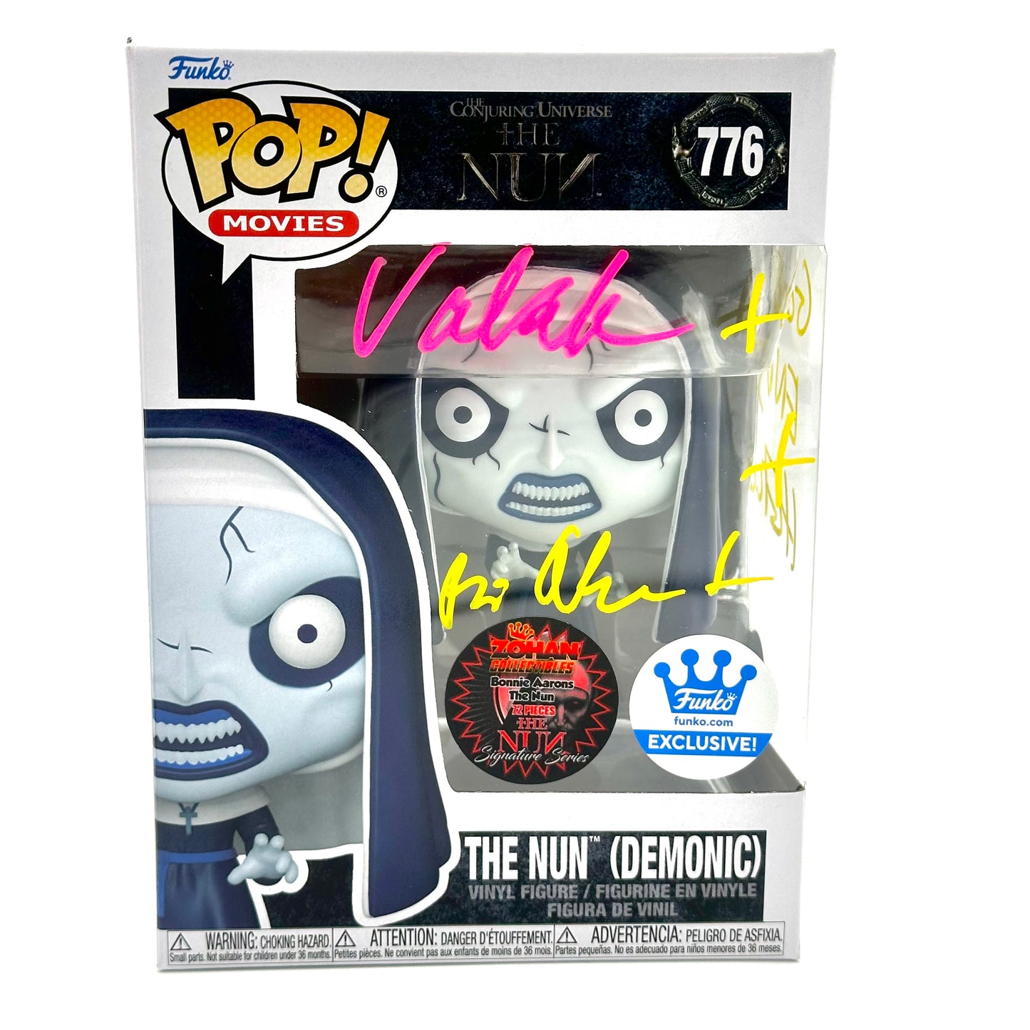 The Nun (Demonic) Funko Shop Exclusive Signed By Bonnie Aarons