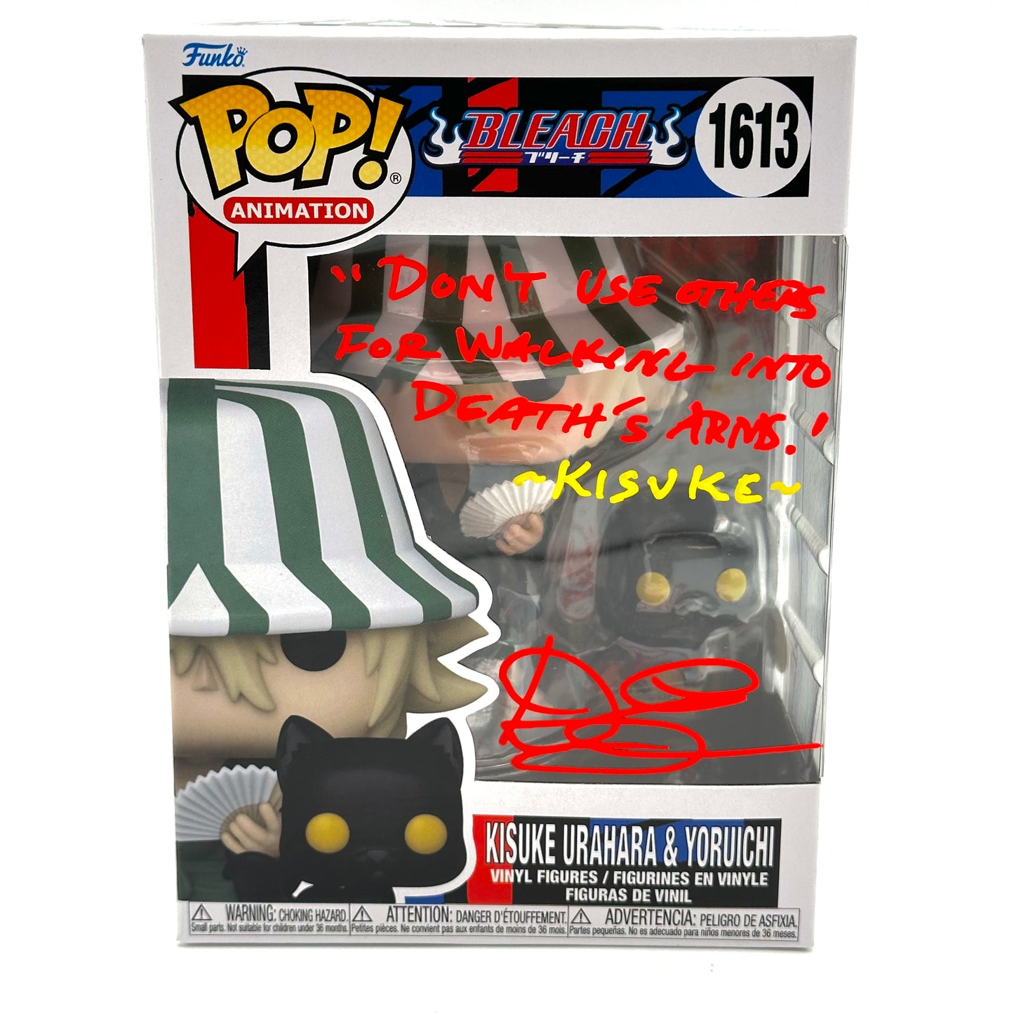Bleach Kisuke Urahara 1613 Signed Funko By Doug Holtz