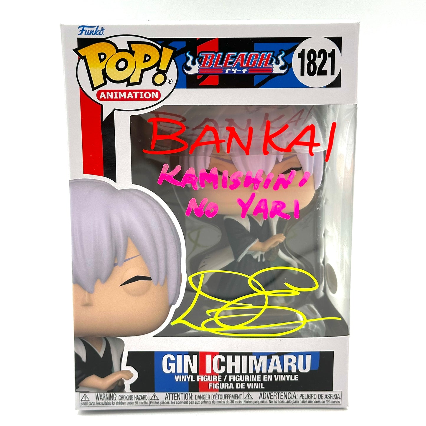 Bleach Gin Ichimaru Signed By Doug Erholtz