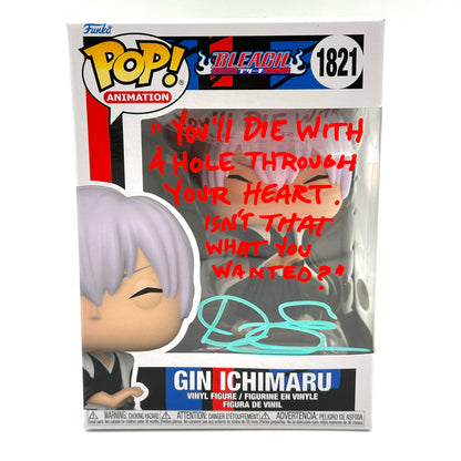 Bleach Gin Ichimaru Signed By Doug Erholtz