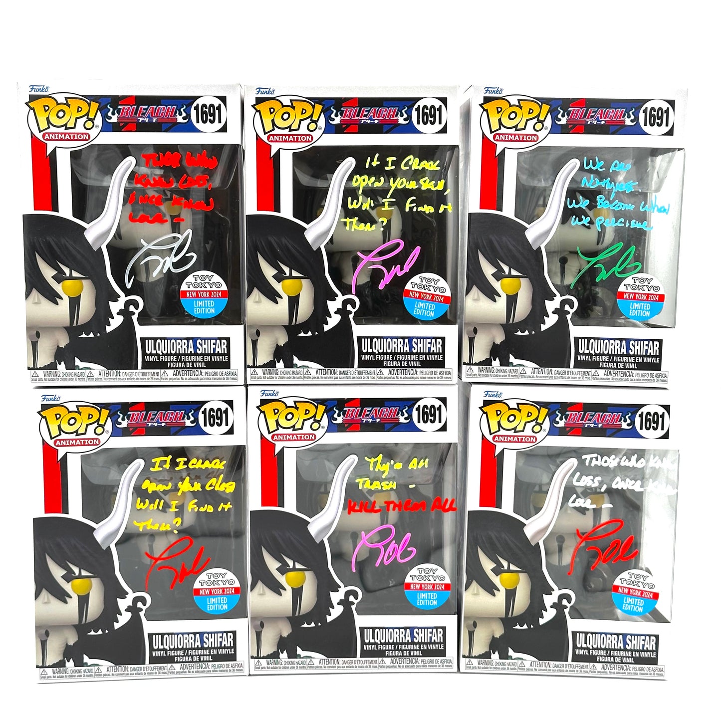 Bleach Ulquiorra Shifar Toy Tokyo Signed By Tony Oliver