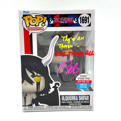 Bleach Ulquiorra Shifar Toy Tokyo Signed By Tony Oliver