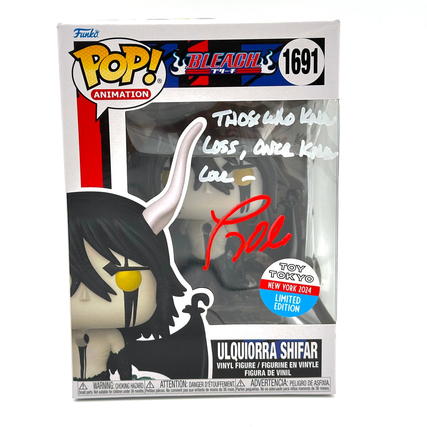 Bleach Ulquiorra Shifar Toy Tokyo Signed By Tony Oliver